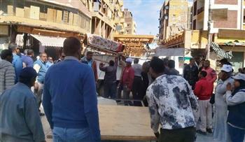 إزالة 342 حالة إشغال بالسوق السياحي والشوارع الرئيسية بحي غرب أسوان