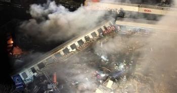 اليونان تعلن الحداد الوطني لمدة 3 أيام على ضحايا حادث تصادم قطارين وسط البلاد