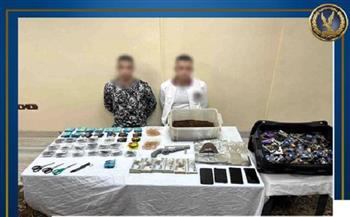 ضبط شخصين بتهمة الاتجار في المواد المخدرة بالقاهرة
