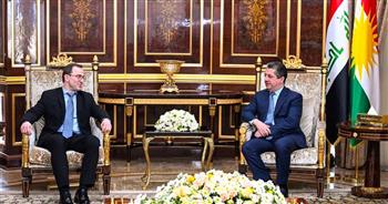 رئيس حكومة كردستان يناقش قضايا أمنية واقتصادية مع مسؤولي بريطانيا وروسيا