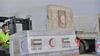 الإمارات ترسل طائرة تحمل 14 طنا من المساعدات للمتضررين من الشتاء في أوكرانيا