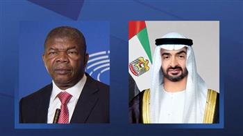 رئيسا الإمارات وأنجولا يبحثان تطور التعاون الثنائي وفرص تعزيز الشراكات البناءة