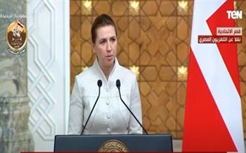 رئيسة وزراء الدنمارك: مصر شريك قوي بالنسبة لنا