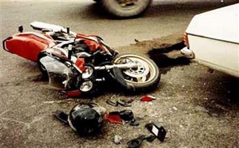 إصابة شاب في حادث دراجة نارية ببورسعيد