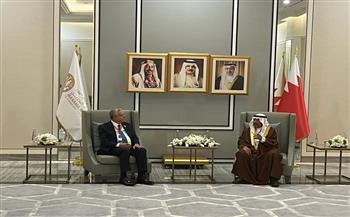 "جبالي" يلتقي رئيس مجلس الشورى البحريني