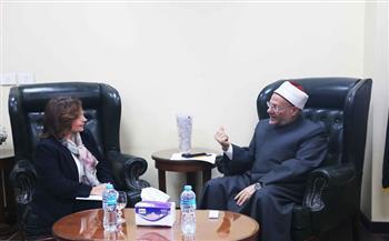 مفتي الجمهورية يبحث مع "الأمومة والطفولة" سبل تعزيز التعاون