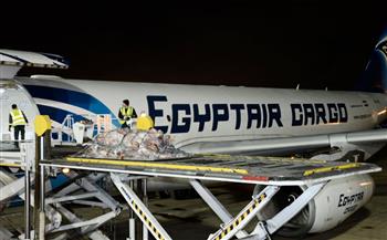 مصر للطيران للشحن الجوي تسهم في نقل سلسلة شحنات لحوم من تشاد