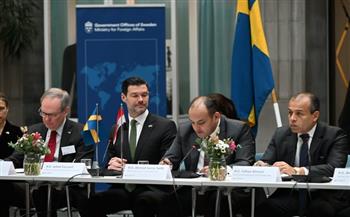 بيان ختامي مشترك بين مصر والسويد ولقاءات مكثفة لوزير التجارة والصناعة