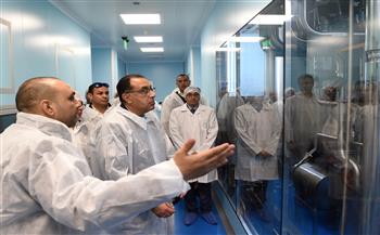 رئيس الوزراء يتفقد مصنع شركة اتيكو فارما ايجيبت للأدوية والمحاليل الطبية