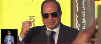 نص كلمة الرئيس السيسي خلال احتفالية «كتف في كتف» باستاد القاهرة