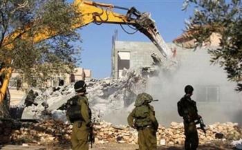 قوات الاحتلال الإسرائيلي تهدم منزلاً فى جنوب الضفة الغربية