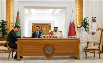 أمير قطر والرئيس التركماني يشهدان التوقيع على عدد من الاتفاقيات ومذكرات التفاهم