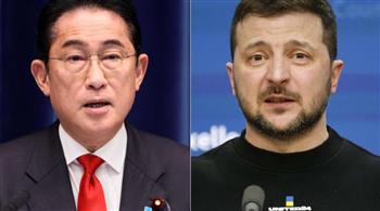 رئيس الوزراء الياباني يصل أوكرانيا لإجراء محادثات مع زيلينسكي 
