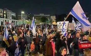 قبل سفره لبريطانيا.. استمرار مُظاهرات الإسرائيليين ضد حكومة نتنياهو