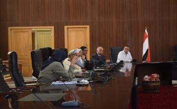 اجتماع تنسيقي لمتابعة خطة تطوير شارع البازارات وميدان الدهار في الغردقة 