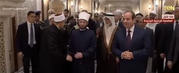 جولة الرئيس في دار القرآن الكريم بمركز مصر الثقافي الإسلامي |فيديو 