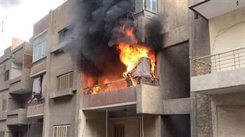 ماس كهربائي وراء حريق شقة سكنية بأوسيم ووفاة زوجين 