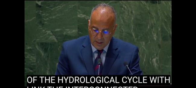 وزير الري يعرض نتائج «الحوار التفاعلي حول المياه والمناخ» بالأمم المتحدة