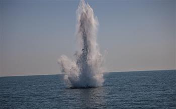 انفجار لغم بحري قرب أوديسا خلال عاصفة