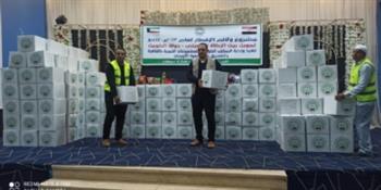 توزيع كراتين رمضان على 3500 من الأولى بالرعاية بمركزي قنا ونجع حمادي 