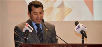 وزير الرياضة يشهد المؤتمر الصحفي الخاص ببطولة المجتمع المدني لكرة القدم
