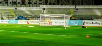 ملعب الإسكندرية يتزين لاستضافة مباراة الإسماعيلي وسموحة (صور)