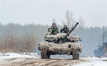 القوات الروسية تدمر رتلا كاملا من الدبابات الأوكرانية