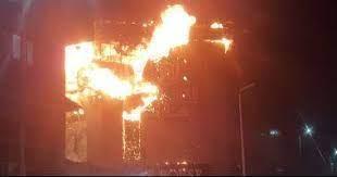 إخماد حريق داخل أحد المحولات الكهربائية لمنطقة الإنشاءات برمسيس 