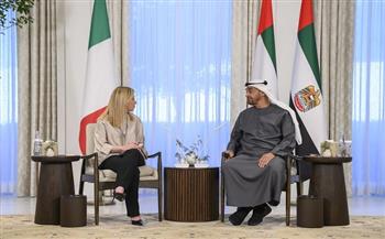 الإمارات وإيطاليا تبحثان بناء شراكة استراتيجية بين البلدين