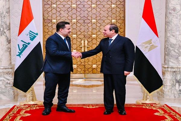 الرئيس السيسي يؤكد على الثوابت الراسخة للسياسة المصرية فيما يتعلق بمساندة العراق