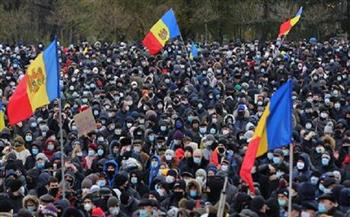 اعتصام الكتلة المعارضة فى مولدوفا بسبب التخلى عن اللغة الأم