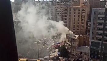 الحماية المدنية تسيطر على حريق بشارع مستشفى الصدر في العمرانية
