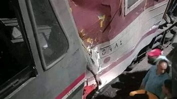 الصحة: الدفع بـ 20 سيارة إسعاف لنقل مصابي حادث قطار قليوب