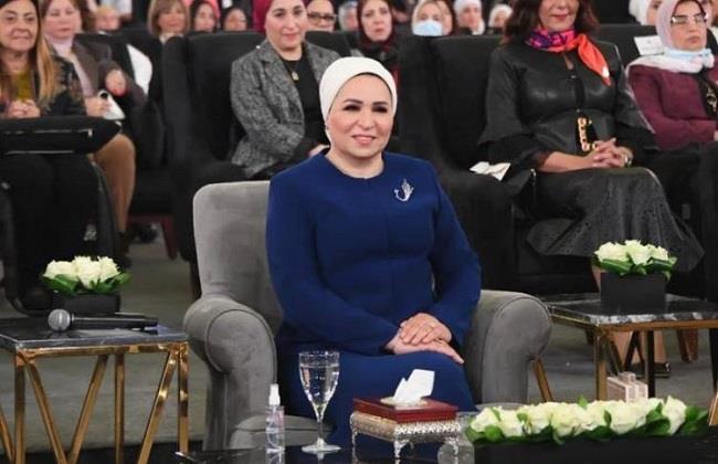 السيدة انتصار السيسي تهنئ المرأة المصرية في يومها العالمي