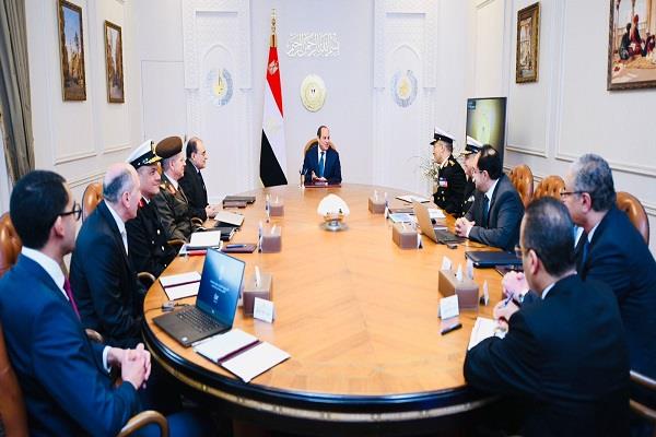 الرئيس السيسي يوجه بتكثيف الجهود لتعظيم الاستفادة من الموقع الجغرافي الفريد لمصر