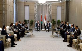 مدبولي يلتقى رئيس مجلس الأعيان الأردني والوفد المرافق له