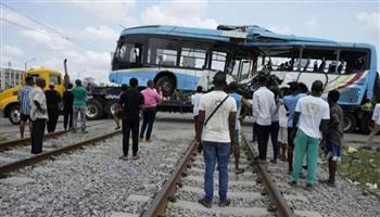 6 قتلى و25 جريحا في تصادم قطار وحافلة بنيجيريا