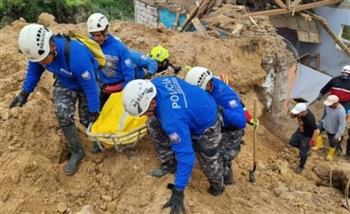 ارتفاع عدد ضحايا انهيار أرضي في الإكوادور إلى 23 شخصا
