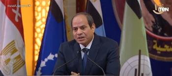 الرئيس السيسي: التضحيات الكبيرة التي قدمتها مصر حققت أهدافها