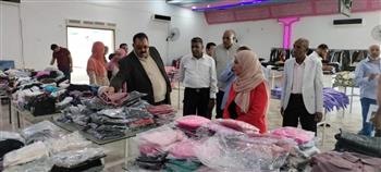 معرض دكان الفرحة من "تحيا مصر" لتوفير ملابس العيد لصالح ١٠٠٠ أسرة بسفاجا
