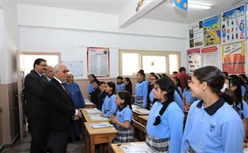 وزير التعليم يتفقد مدرسة القديس يوسف للغات بمصر الجديدة 