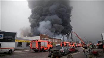 حريق ضخم يشتعل في عدة مبان بجنوب غرب ألمانيا 