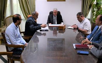 محافظ جنوب سيناء يستقبل مدير عام الأبنية التعليمية الجديد لمتابعة المشروعات الجارية