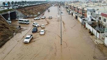 سيول ناجمة عن الأمطار تجتاح مناطق شرقي العراق