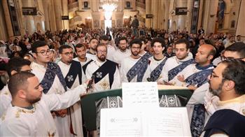 إقبال كبير لحضور صلوات الجمعة العظيمة بكنائس الإسكندرية