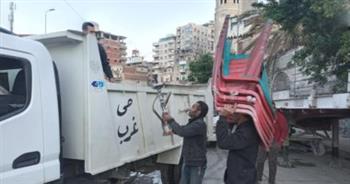 محافظ الإسكندرية يشدد على تكثيف حملات إزالة الإشغالات والتعديات