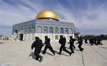 قوات الاحتلال الإسرائيلي تقتحم باحات المسجد الأقصى المبارك