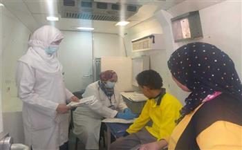 صحة الإسكندرية: الكشف على 1800 مريض خلال قافلة طبية بالهانوفيل 