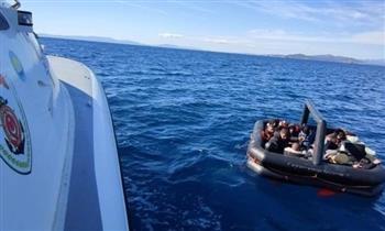 خفر السواحل التركي ينقذ عشرات المهاجرين في بحر إيجه
