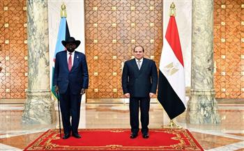 الرئيس السيسي وسلفا كير يوجهان نداء للوقف الفوري لإطلاق النار في السودان